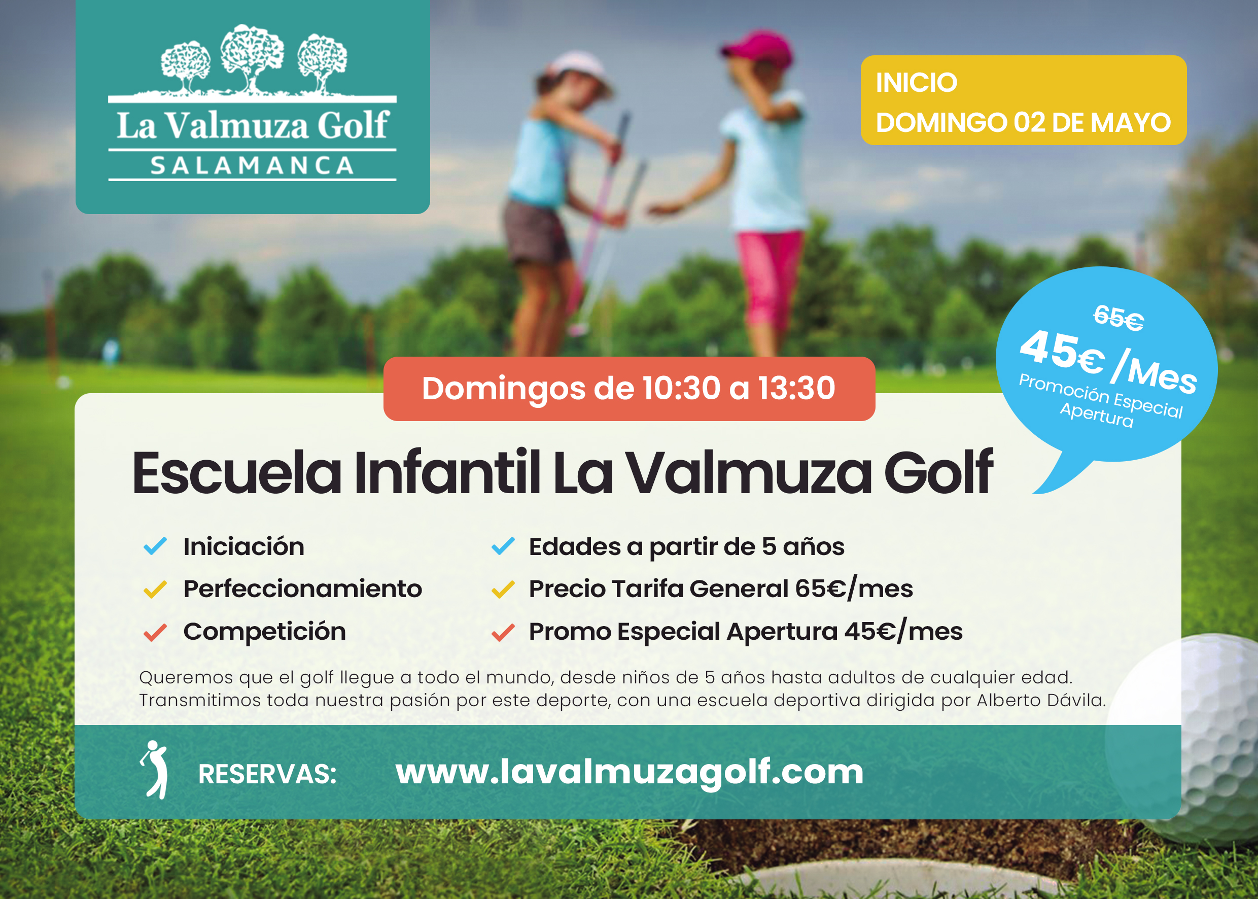 Campus de verano La Valmuza Golf