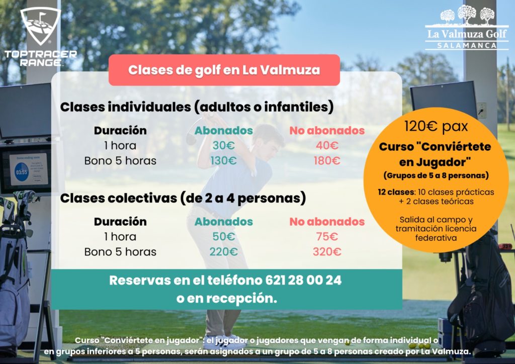 Clases de golf La Valmuza
